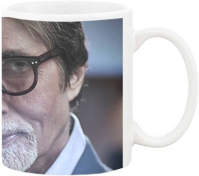 

Ashvah Amitabh Bachan 1 Ceramic Mug(350 ml), Multicolor