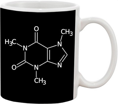 

Ashvah Printed Design 1204 Ceramic Mug(350 ml), Multicolor