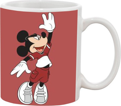 

Ashvah Mickey Mouse Cartoon 961 Ceramic Mug(350 ml), White