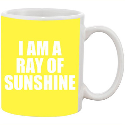 

Ashvah I Am a Ray of Sunshine Ceramic Mug(350 ml), Multicolor