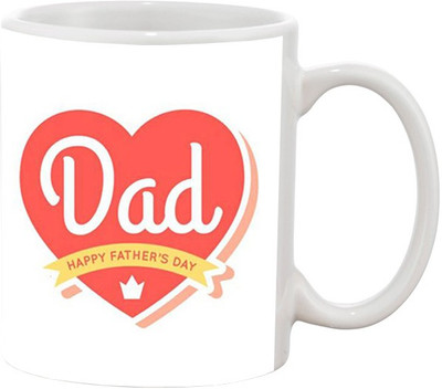 

Ashvah The Best Father In The World Ceramic Mug(350 ml), Multicolor