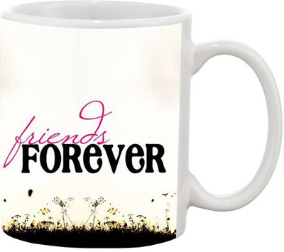 ARTBUG Friend's Forever 1312 Ceramic Coffee Mug(350 ml)