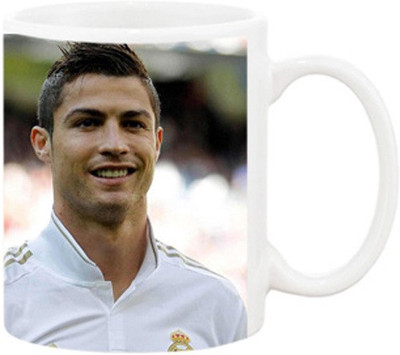 

Ashvah Ronaldo 1124 Ceramic Mug(350 ml), Multicolor
