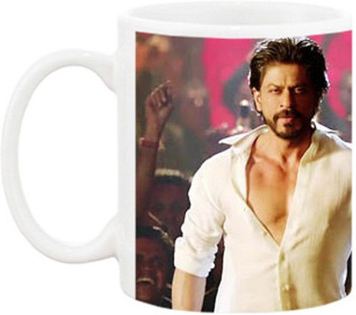 

Ashvah Shahrukh Khan 12 Ceramic Mug(350 ml), Multicolor