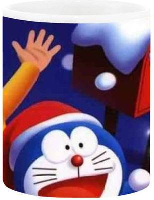 ARTBUG Doraemon Cartoon 1469 Ceramic Coffee Mug(350 ml)
