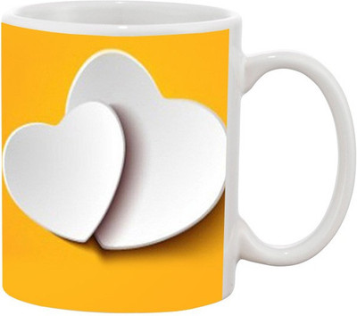 

Ashvah Loves You 1433 Ceramic Mug(350 ml), Multicolor