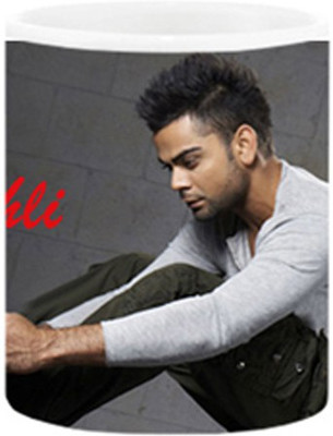 

Ashvah Virat Kohli 1019 Ceramic Mug(350 ml), White