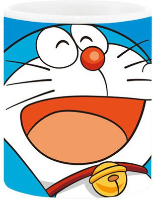 

Ashvah Doraemon Cartoon 1241 Ceramic Mug(350 ml), Multicolor