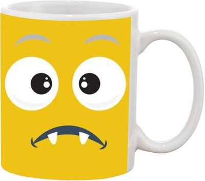 

Ashvah Cartoon 949 Ceramic Mug(350 ml), White