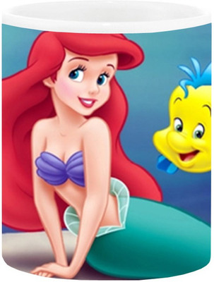 

Ashvah The Little Mermaid 1578 Ceramic Mug(350 ml), Multicolor