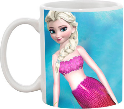 

Ashvah Mermaid 1587 Ceramic Mug(350 ml), Multicolor
