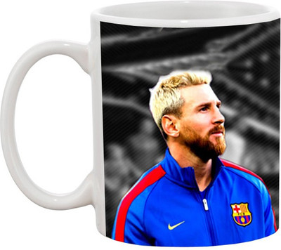 

Ashvah Lionel Messi 1294 Ceramic Mug(350 ml), Multicolor