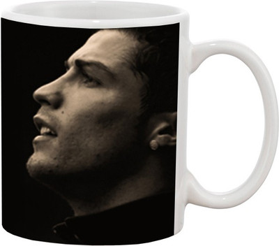 

Ashvah Cristiano Ronaldo 1283 Ceramic Mug(350 ml), Multicolor