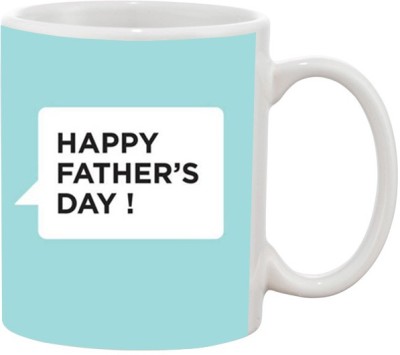 

Ashvah Happy Father's Day 1359 Ceramic Mug(350 ml), Multicolor