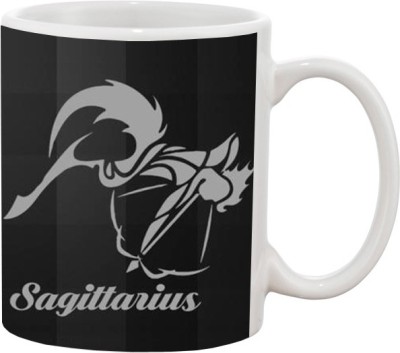 

Ashvah Zodiac Sign Sagittarious 964 Ceramic Mug(350 ml), White