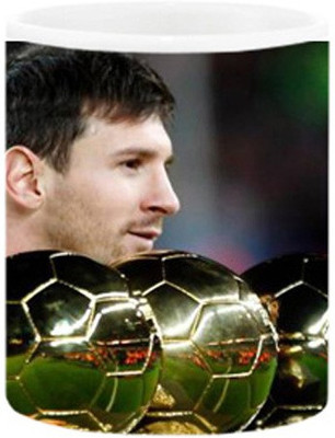 

Ashvah Lionel Messi 1151 Ceramic Mug(350 ml), Multicolor