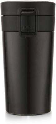 MENZY Easy Sip Office Works & Travel Double Wall Vacuum Insulated Hot Tea Coffee Thermos Flask Or Cup With Sipper Lid In Cool Slim Tumbler Design Stainless Steel, Plastic Coffee Mug