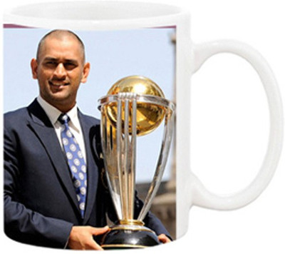 ARTBUG Ms Dhoni 993 Ceramic Coffee Mug(350 ml)