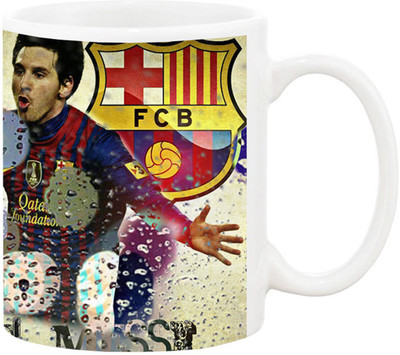 

Ashvah Lionel Messi 1468 Ceramic Mug(350 ml), Multicolor
