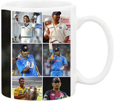 ARTBUG Ms Dhoni 994 Ceramic Coffee Mug(350 ml)