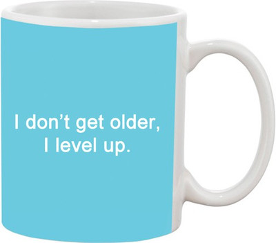 

Ashvah Printed Design 1167 Ceramic Mug(350 ml), Multicolor
