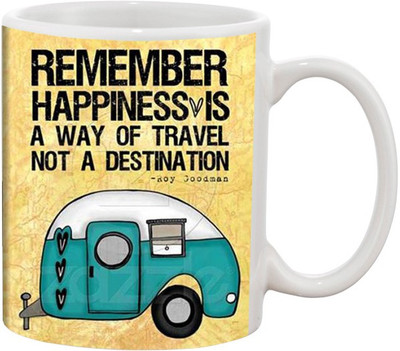 

Ashvah Quotes About Life Ceramic Mug(350 ml), Multicolor