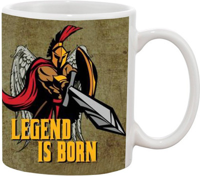 

Ashvah Legend Is Born 957 Ceramic Mug(350 ml), White