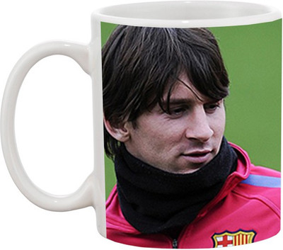 

Ashvah Lionel Messi 1286 Ceramic Mug(350 ml), Multicolor