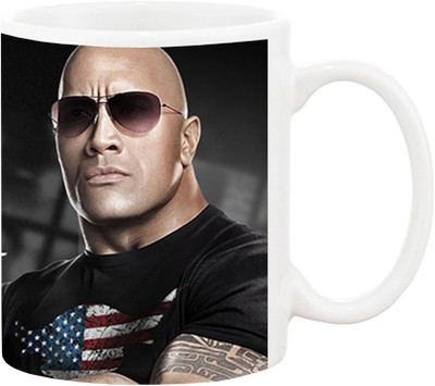 

Ashvah The Rock 1653 Ceramic Mug(350 ml), Multicolor