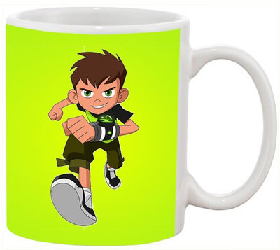 

Ashvah Ben 10 Cartoon 1256 Ceramic Mug(350 ml), Multicolor