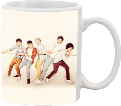 

Ashvah Friends Forever 1595 Ceramic Mug(350 ml), Multicolor