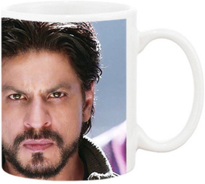 

Ashvah Shahrukh Khan 5 Ceramic Mug(350 ml), Multicolor