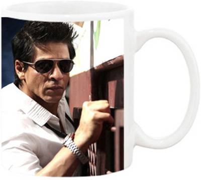 

Ashvah Shahrukh Khan 4 Ceramic Mug(350 ml), Multicolor