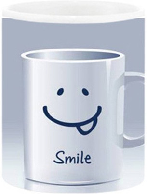 

Ashvah Smile 1093 Ceramic Mug(350 ml), Multicolor