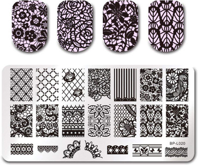 

Born Pretty BP-L020 Stainless Steel Nail Stamping Image Plate.(Multi)