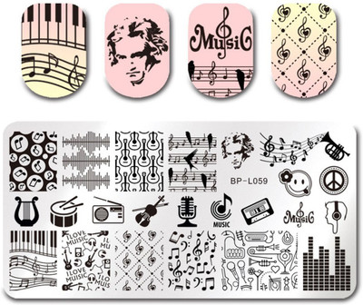 

Born Pretty BP-L059 Stainless Steel Nail Stamping Image Plate.(Multi)