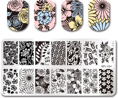 

Born Pretty BP-L024 Stainless Steel Nail Stamping Image Plate.(Multi)