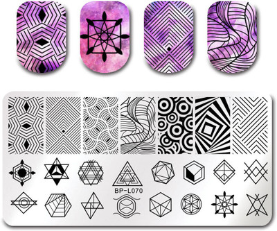 

Born Pretty BP-L070 Stainless Steel Nail Stamping Image Plate.(Multi)