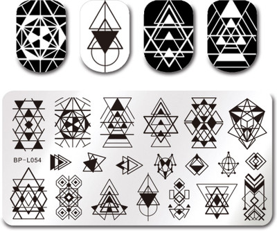 

Born Pretty BP-L054 Stainless Steel Nail Stamping Image Plate.(Multi)