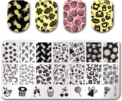 

Born Pretty BP-L023 Stainless Steel Nail Stamping Image Plate.(Multi)