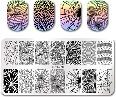 

Born Pretty BP-L078 Stainless Steel Nail Stamping Image Plate.(Multi)