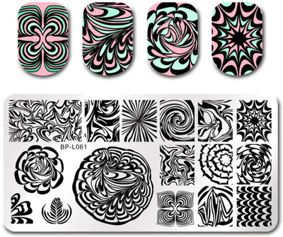 

Born Pretty BP-L061 Stainless Steel Nail Stamping Image Plate.(Multi)