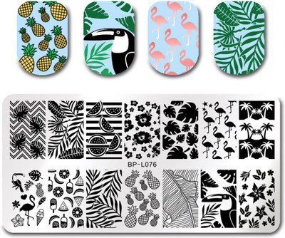 

Born Pretty BP-L076 Stainless Steel Nail Stamping Image Plate.(Multi)