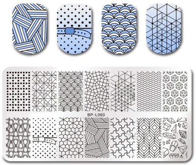 

Born Pretty BP-L060 Stainless Steel Nail Stamping Image Plate.(Multi)