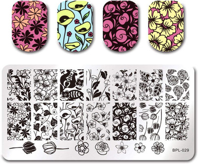 

Born Pretty BP-L029 Stainless Steel Nail Stamping Image Plate.(Multi)