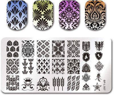 

Born Pretty BP-L007 Stainless Steel Nail Stamping Image Plate.(Multi)