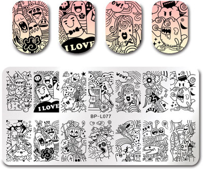

Born Pretty BP-L077 Stainless Steel Nail Stamping Image Plate.(Multi)