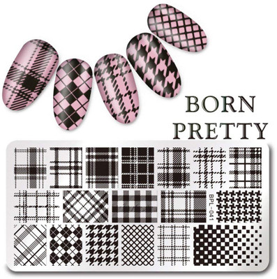 

Born Pretty BP-L041 Stainless Steel Nail Stamping Image Plate.(Multi)
