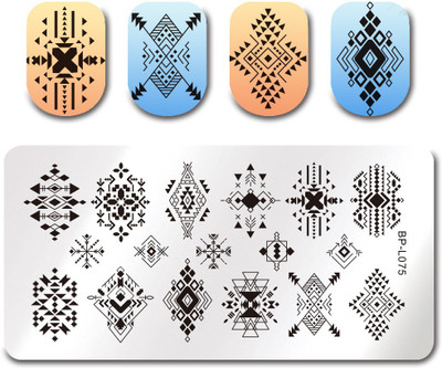

Born Pretty BP-L075 Stainless Steel Nail Stamping Image Plate.(Multi)