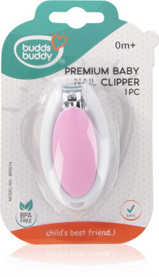 

Buddsbuddy Premium Baby Nail Clipper 1pc BB5014,Pink